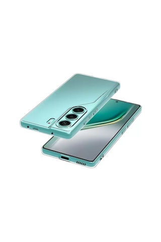 Tecno Camon 40 Pro Kılıf Şeffaf Silikon Hibrit Case Kapak Şeffaf