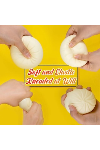 Dumpling Squishy, Dumpling Stres Topu, Buharda Pişirilmiş Doldurulmuş Çörek, Stres Giderici Sıkılabilir Çörek Oyuncakları