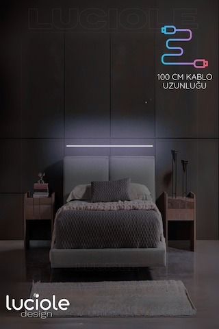 Uzaktan Kumandalı Led Lamba - Yatak Üstü, Tv Yanı ,oturma Odası - Rgb Çok Renkli Ledap21