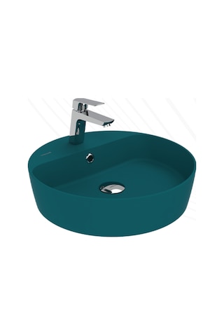 Creavit Loop LP146-00MT00E-0000 Masa Üstü Çanak Lavabo Extra Mint 45 CM