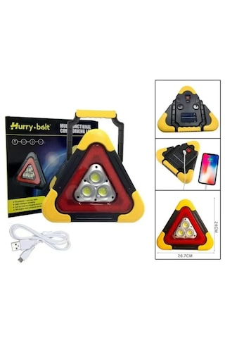 Hurry Bolt Şarjlı Cob Led Reflektör 5332