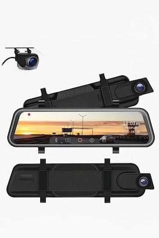 Vtn-410 4k Ips Ekran Tam Dokunmatik 9.66 Dikiz Ayna Araç Içi Kamera 4k Ön 1080p Arka Carplay