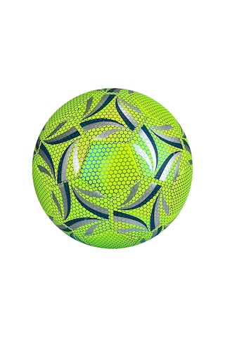 1 Adet Canlı Floresan Yeşil Profesyonel Futbol Topu - Açık Hava Çok Renkli