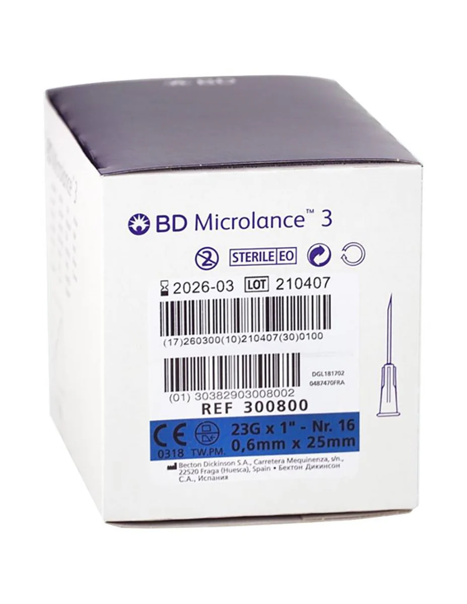 Bd 23g X 25mm İğne Ucu 100lük Paketlerde Bd 23g X 25mm İğne Ucu 100lük Paketlerde