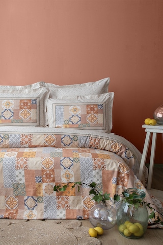 Apricitas Home Maude Terracota Tek Kişilik %100 Pamuk Pike Takımı