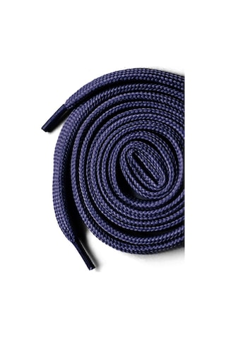 Hapshoe Lacivert 1 Cm Kalınlığında 1 Çift Yassı Spor Ayakkabı Bağcığı