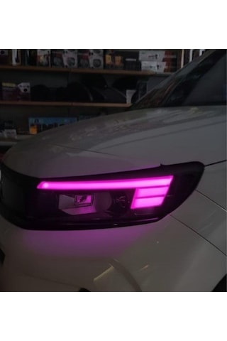 Opel Combo Gündüz Farı Sticker Seti Mor