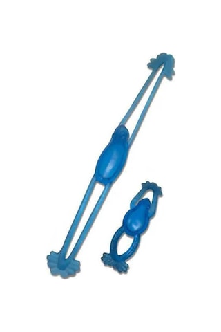 Çek Fırlat Esnek Uçan Kurbağa - 4'lü Set Yapışkan Sapan Kurbağalar