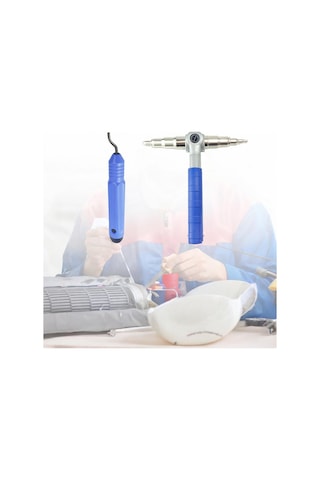 Suntek Bakır Boru Genişletme Onarım Aracı Çok İşlevli Soğutma Çapak Alma Aleti 14.7cm