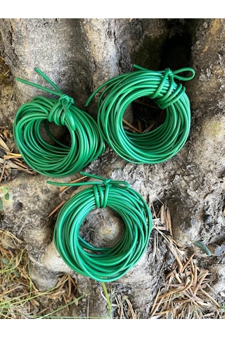 3 Adet Fidan Bağlama İpi 10 Mt 3 Mm Toplam 30 Metre Elastik İp