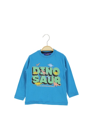 Crassi Erkek Çocuk Sweatshirt Yazılı Mavi