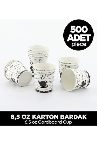 6,5 Oz Karton Bardak - 500 Adet Diğer
