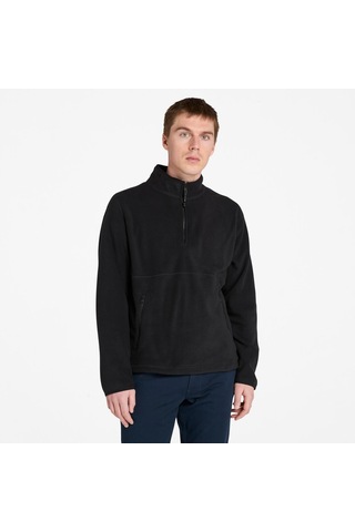 Timberland 1/4 Zip Fleece Erkek Polar-33873 Siyah