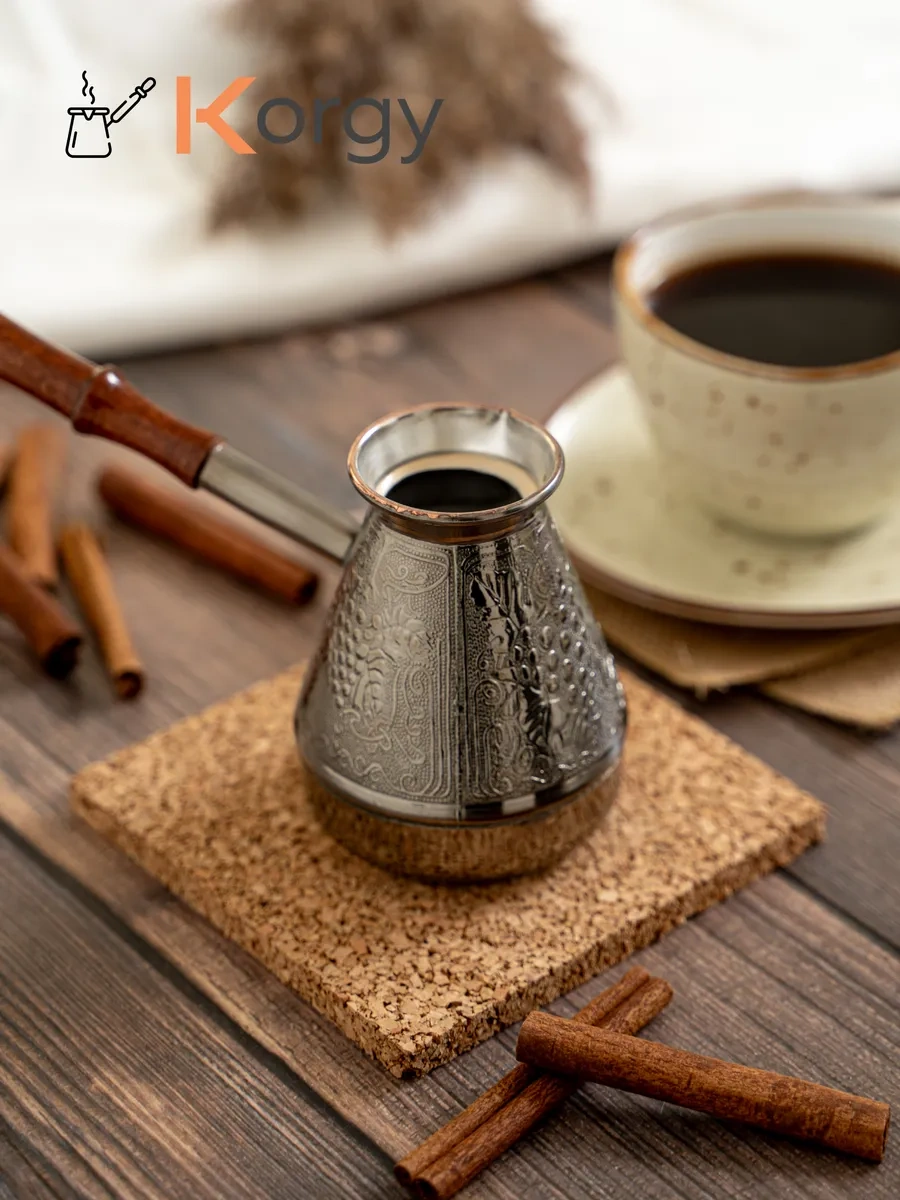 Korgy Bakır Cezve, 300 Ml, Kaşıklı 223793963