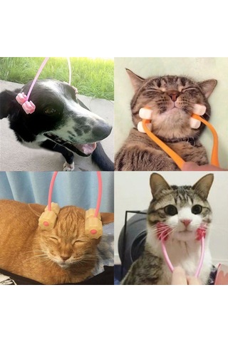 Mfa Kedi Fırça Masaj Aleti Pembe