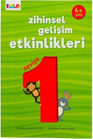 +4 Yaş Zihinsel Gelişim Etkinlikleri 3’Lü Kitap Seti Eolo Yayınl