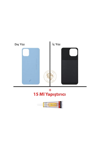 Reeder Yapıs Tırıcı S23 Max Pro Mavi Yapıs Tırıcı B-7000 Yapıştırıcı Arka Kapak Arka Cam Batarya Kapağı Lazer Kesim Kapak Pil Kapağı Back Cover Çok Renkli