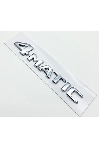 4 Matic Bagaj Yazısı Abs Krom Renk Universal 4matic Bagaj Yazısı