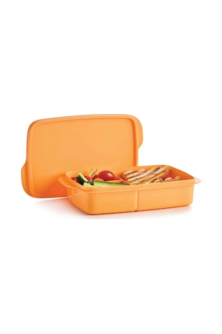 Tupperware Bölmeli Beslenme Kutusu 1l Turuncu Tupperware Bölmeli Beslenme Kutusu 1l Turuncu