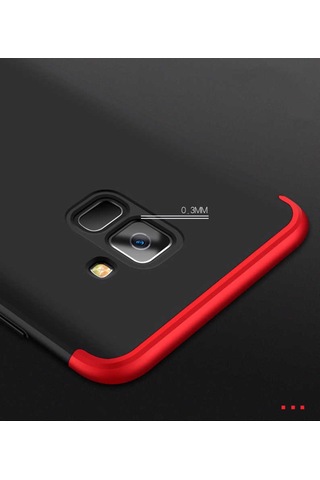 Galaxy Uyumlu A6 2018 Kılıf Zore Ays Kapak Mavi