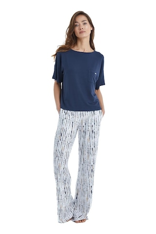 Blackspade Kadın Kısa Kol Lacivert Lenzing Micro Modal Pijama Takımı C2t7n3o15 001