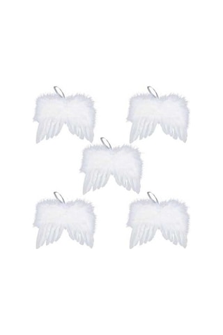 Pazly Yılbaşı Tüyü Suntek Melek Kanadı Günü Doğum Beyaz 5x By