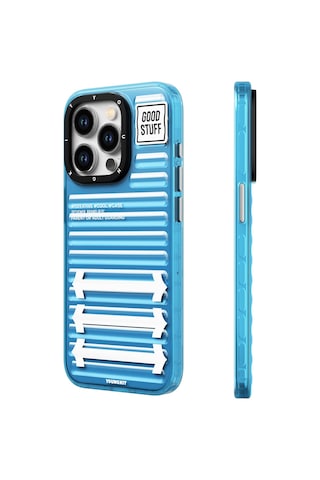 Apple Uyumlu iPhone 15 Pro Max Kılıf Youngkit Luggage Firefly Serisi Kapak Yeşil Yeşil