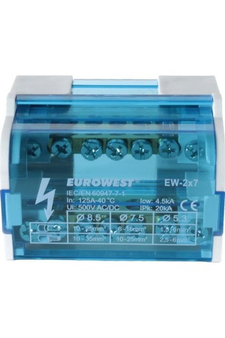 EUROWEST Ew-2X7 125A 2 Kutuplu Dağıtıcı Ünite
