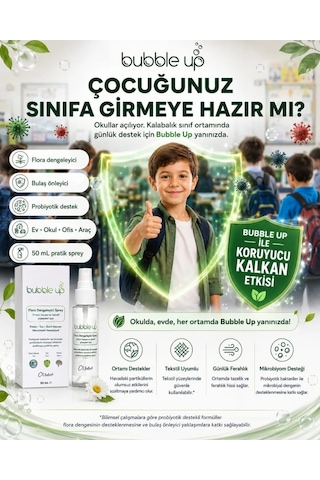 Bubble Up Probiyotik Destekli Karşıtı Araç İçi Sprey 50 Ml Diğer