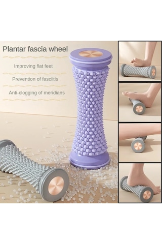 Ayak Masajı Masaj Silindiri Yoga Masaj Topu Plantar Fasya Rulo