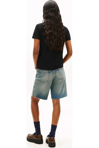 Tommy Jeans Kadın Tişört Dw0dw22277 Siyah