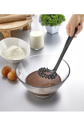 Büro Ev Ofis Mutfağı İçin Plastik Çırpıcı Spiral Çırpma Aparatı