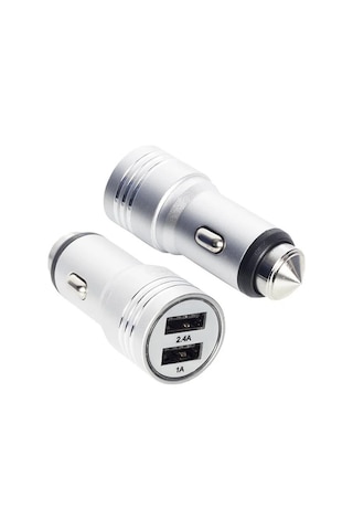 Powerway X-633 Çift Usb Li 3.1 Amper Metal Çakmaklık Araç Şarj Cihazı Diğer