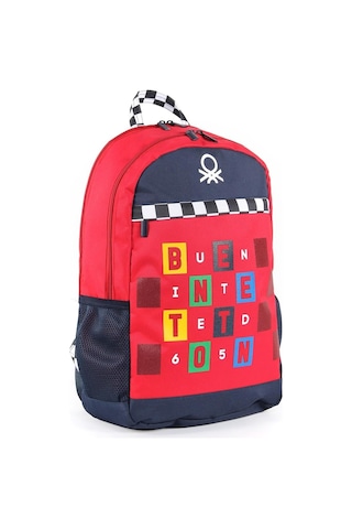 Unıted Colors Of Benetton Çift Bölmeli Okul Çantası 03766