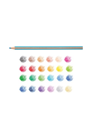 Carioca Supercolor Kuru Boya Kalemi 24'li Genel