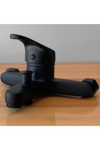 Armour Armatür Siyah Banyo Batarya Seti İkili Siyah