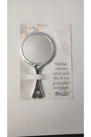 Gümüş Ayna Bride To Be Bekarlığa Veda Parti Aksesuarı 18+ Yaş