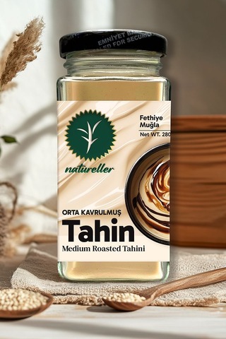 Natureller Tahin Orta Kavrulmuş Fethiye Yerli Susam 280 G