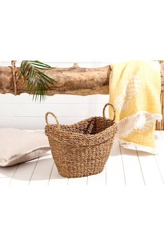 Madame Coco Delle Küçük Hasır Sepet 1ksept043434x26x6cm-std