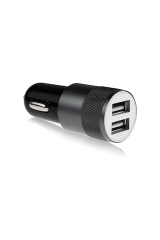 Abatech Çift Usb Girişli 3.4 Amper Çakmaklık Şarj Cihazı SİYAH