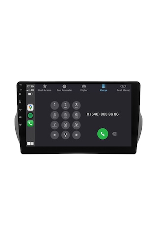 Fiat Fiorino Android Multimedya Sistemi 2005-2020 Crv-4865xaa 9"