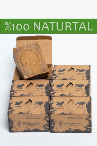 Al Kamal Defne Doğal El Yapımı Sabunu 20% Defne Yağı 6 x 1 KG