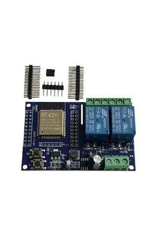 Esp32 Wifi Bluetooth 2 Kanal Röle Kartı Esp32-wroom-32e Dc 5-30v