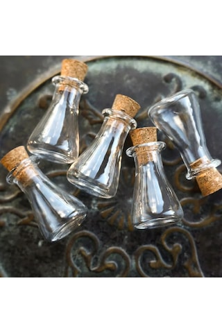 Kafebizu Cam Şişe-mini 3 Parça El İşi Ve Saklama İçin... 193607167