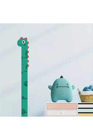 Periboia Sevimli Dinozor Boy Ölçüsü Sticker Karışık Renkli
