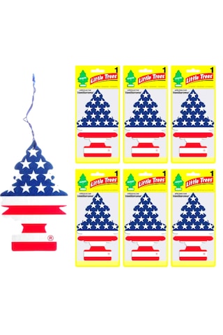 Little Trees Amerikan Bayraklı Vanilla Pride Oto Kokusu 6 Adet