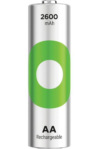 GP ReCyko 2700 Serisi 2600 mAh AA Ni-MH Şarj Edilebilir Kalem Pil 4 x 2'li