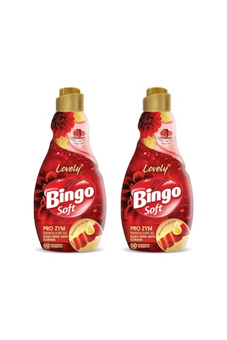 Bingo Soft Konsantre Çamaşır Yumuşatıcısı Lovely 2 x 1440 ML