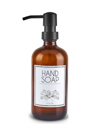 Karaca Home Bottle Hand Soap Sıvı Sabunluk 500 Ml Kahverengi