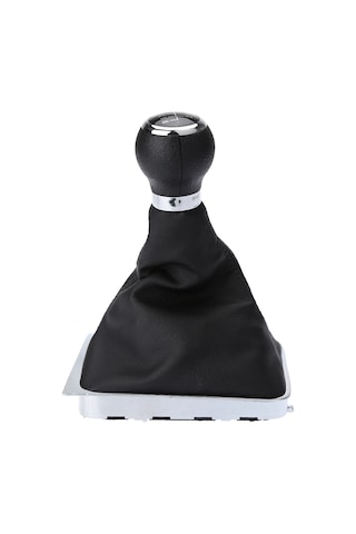 Geeroyoo Vw Passat B6 İçin 5 Vites Manuel Vites Çubuğu, Kauçuk Kılıf Ve Çerçeve Tam Seti - Kolay Kurulum Siyah